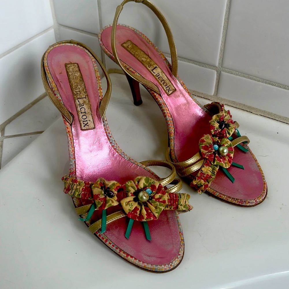 Christian lacroix Summer heels